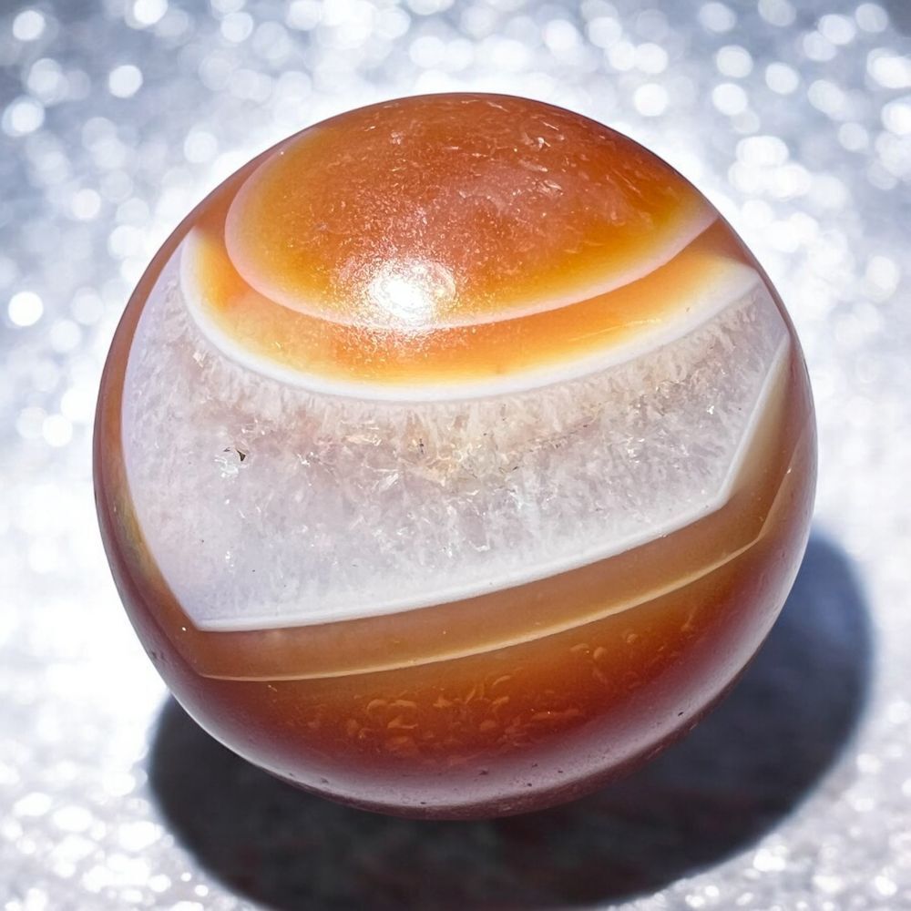 Carnelian Crystal Marble‎